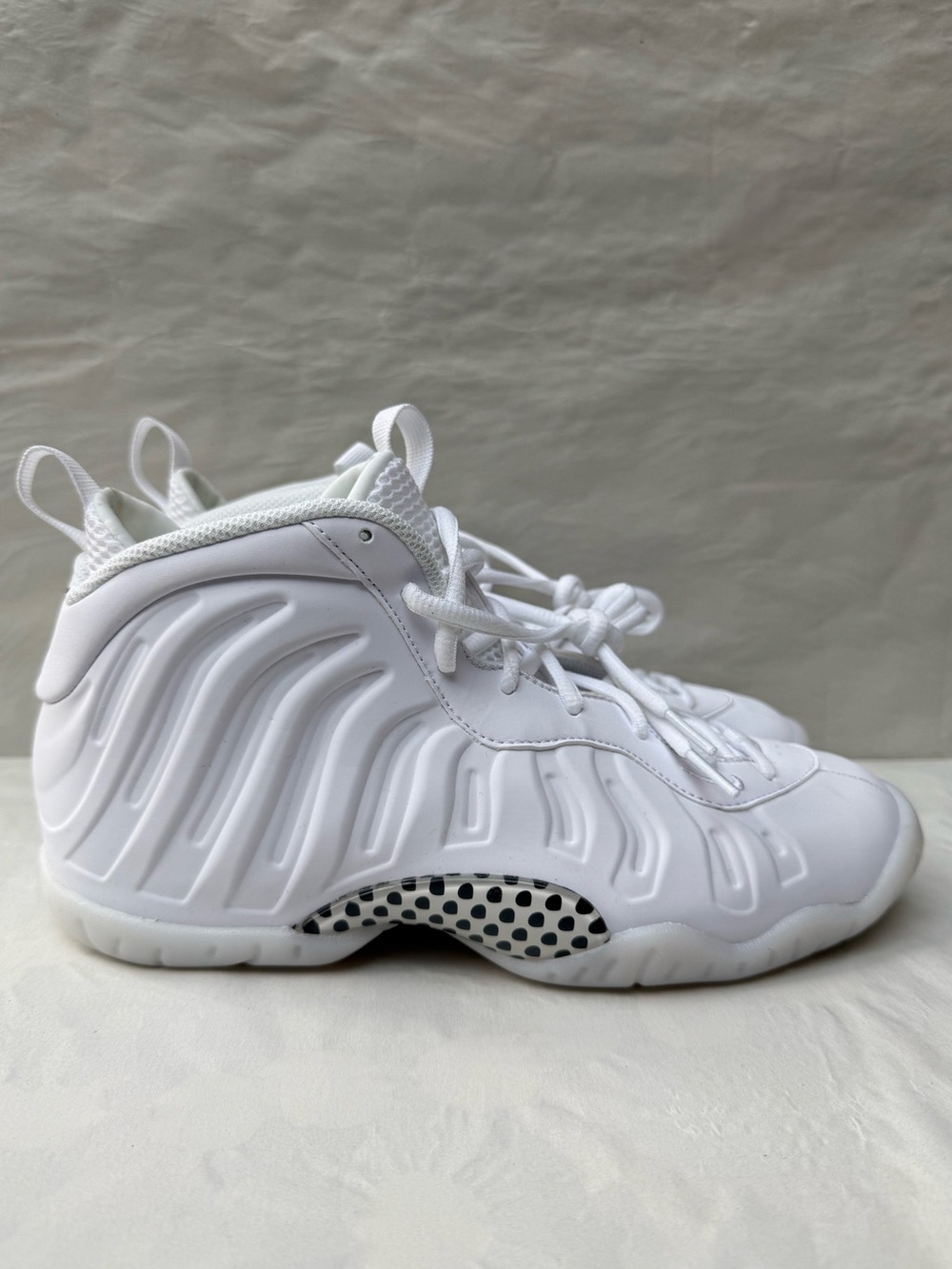 Nike - Kid’s Little Posite One GS “Triple White” - Size 6.5Y - NWT